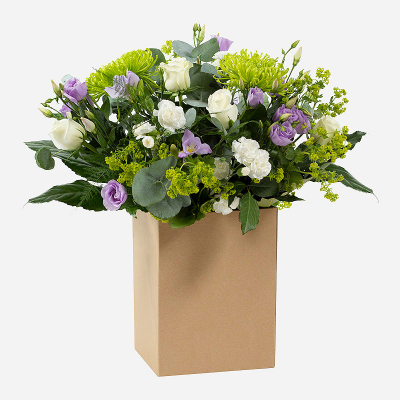 Desert Island - A delight of colour and  charm in a classy bag; bold and showy; spilling over with summer joy.