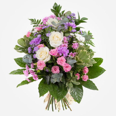 Tied Sheaf SYM-339 - Tied Sheaf Pink, Lilac & White. 
